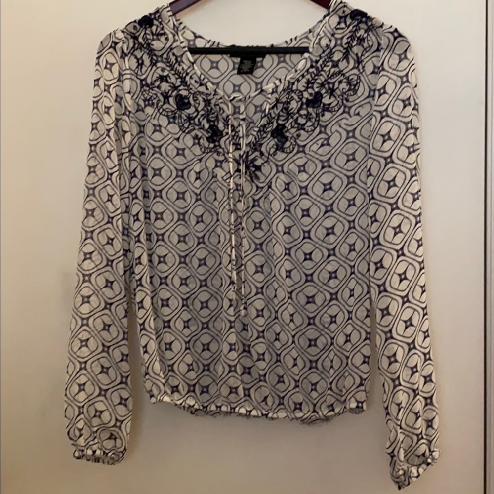 Signature Studio Sheer Top